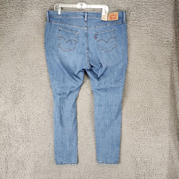 Levi's Jeans Womens 20W Blue 711 Skinny Stretch Mid Rise *NWT* - Picture 1 of 15